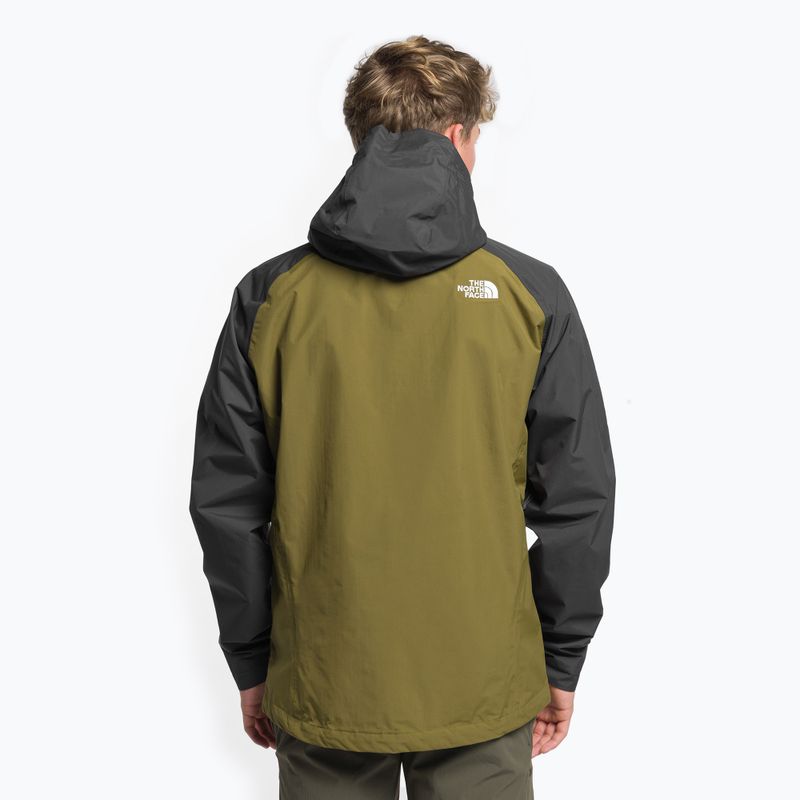 Pánská nepromokavá bunda The North Face Stratos hnědá NF00CMH95F11 4