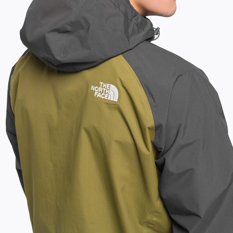 Pánská nepromokavá bunda The North Face Stratos hnědá NF00CMH95F11 6