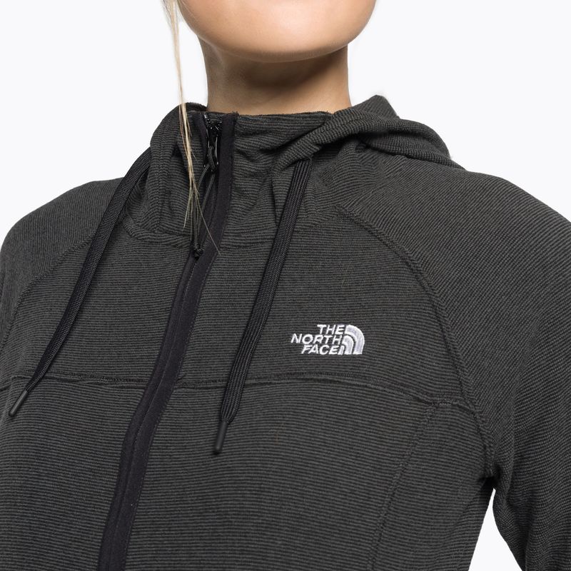 Dámská fleece mikina The North Face Homesafe FZ Fleece Hoodie černá NF0A55HNTH61 5