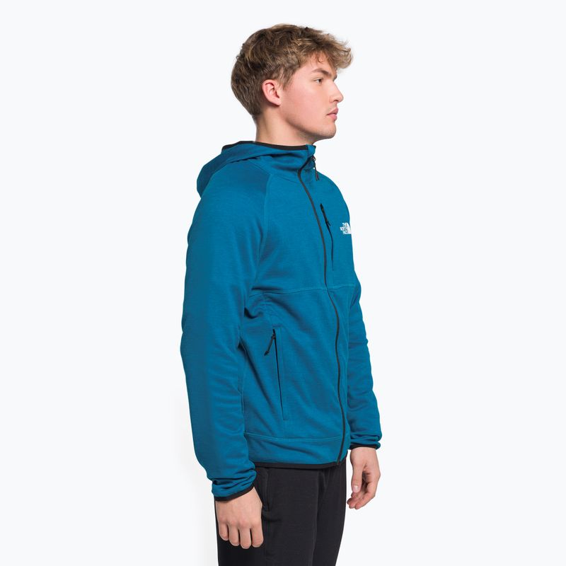 Pánská fleece mikina The North Face Canyonlands FZ modrá NF0A5G9UHRN1 3