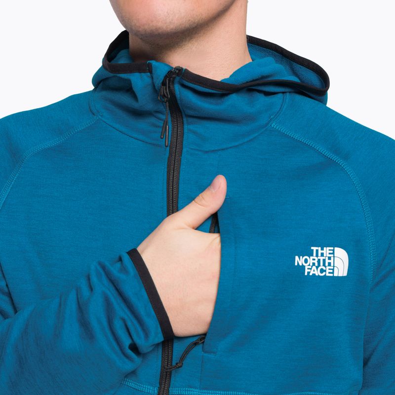 Pánská fleece mikina The North Face Canyonlands FZ modrá NF0A5G9UHRN1 7