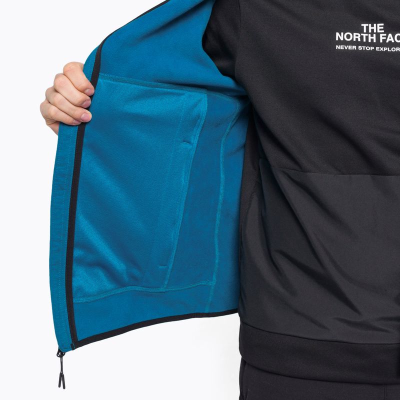 Pánská fleece mikina The North Face Canyonlands FZ modrá NF0A5G9UHRN1 9