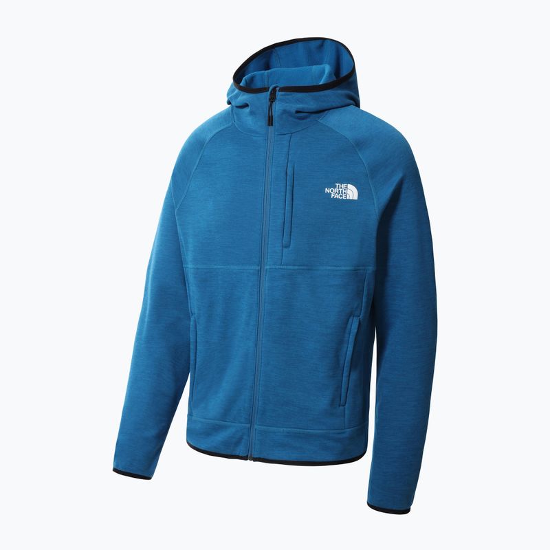 Pánská fleece mikina The North Face Canyonlands FZ modrá NF0A5G9UHRN1 10