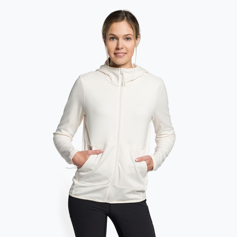 Dámská fleece mikina The North Face Canyonlands FZ bílá NF0A5GBCR8R1