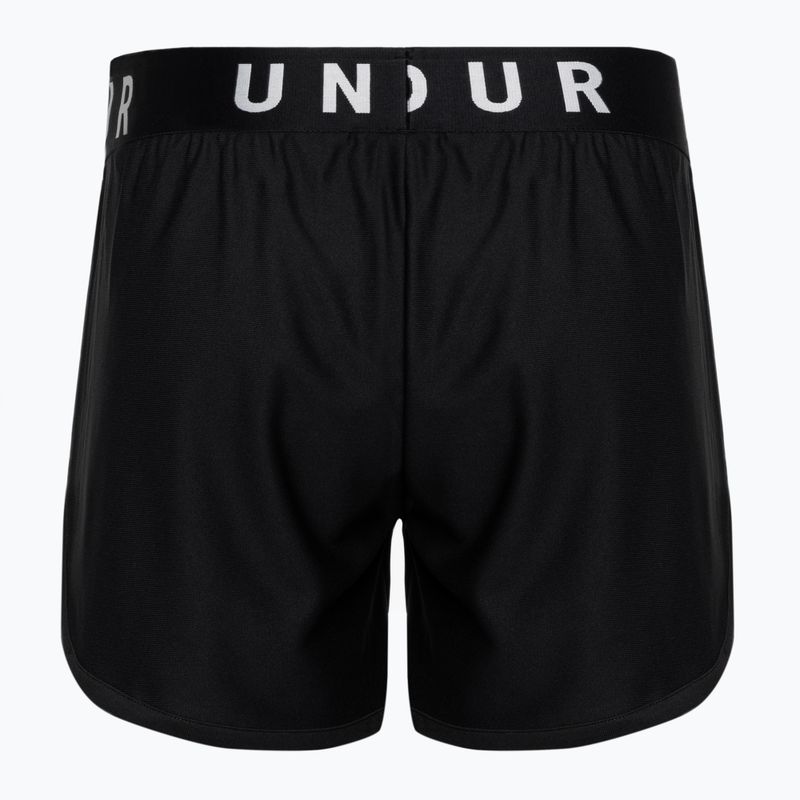 Dámské tréninkové šortky Under Armour Play Up 5 In black/black/white 6