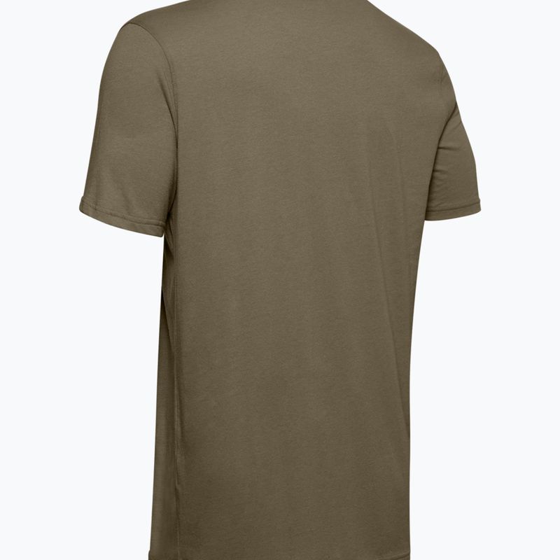 Under Armour pánské trekové tričko M Tac Cotton brown 1351776 2