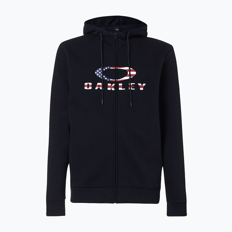 Pánská mikina Oakley Bark 2.0 Hoodie FZ black/american flag 7