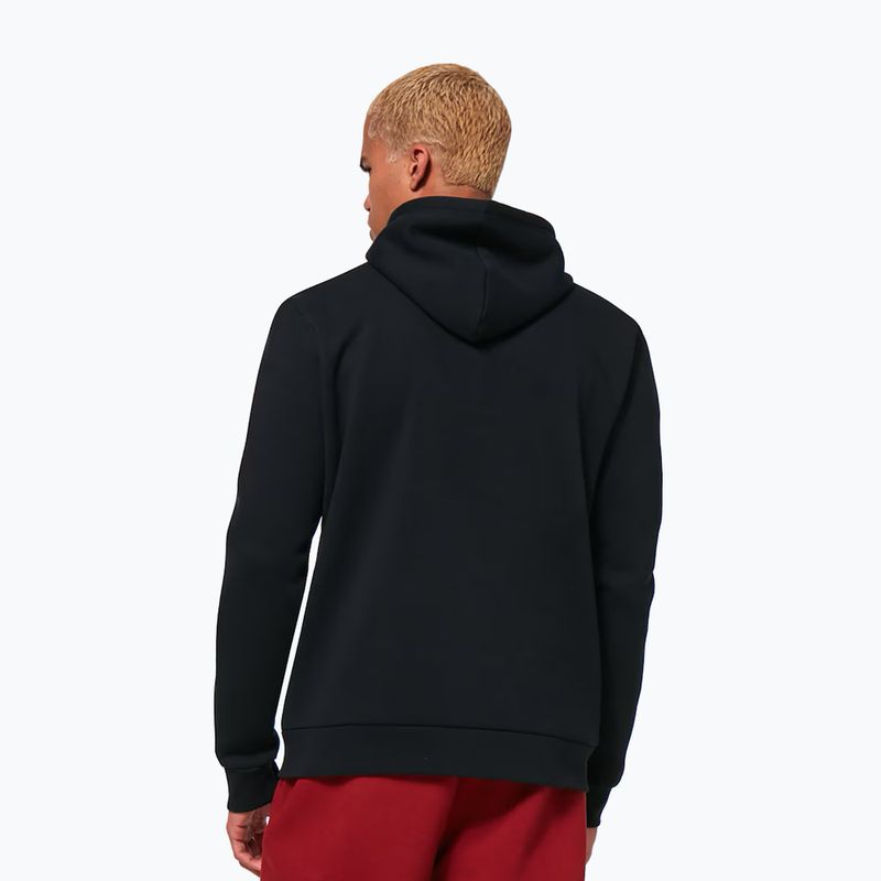 Pánská mikina Oakley Bark 2.0 Hoodie FZ black/white 3