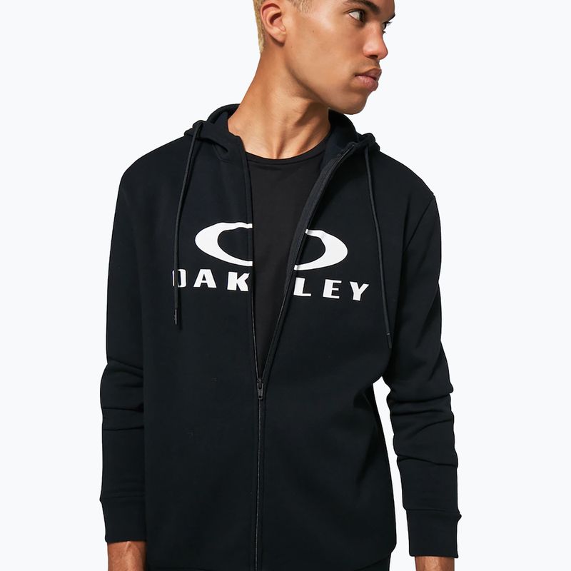 Pánská mikina Oakley Bark 2.0 Hoodie FZ black/white 5