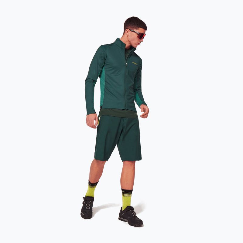 Pánský cyklistický dres Oakley Elements Thermal green FOA403117 2