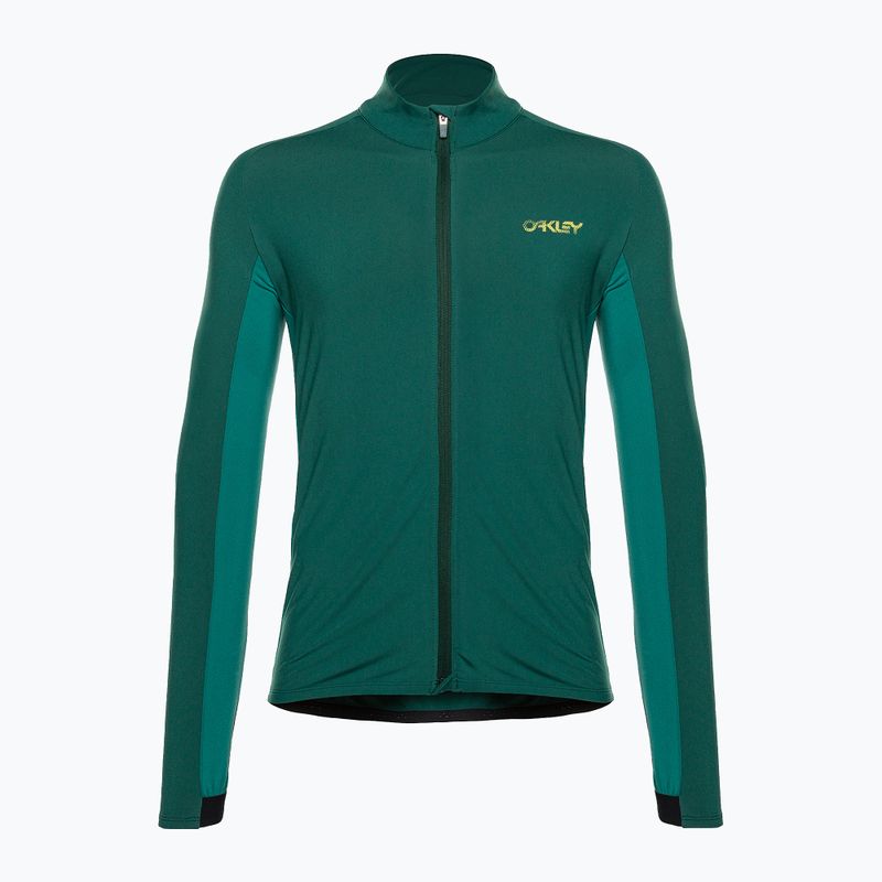 Pánský cyklistický dres Oakley Elements Thermal green FOA403117 9