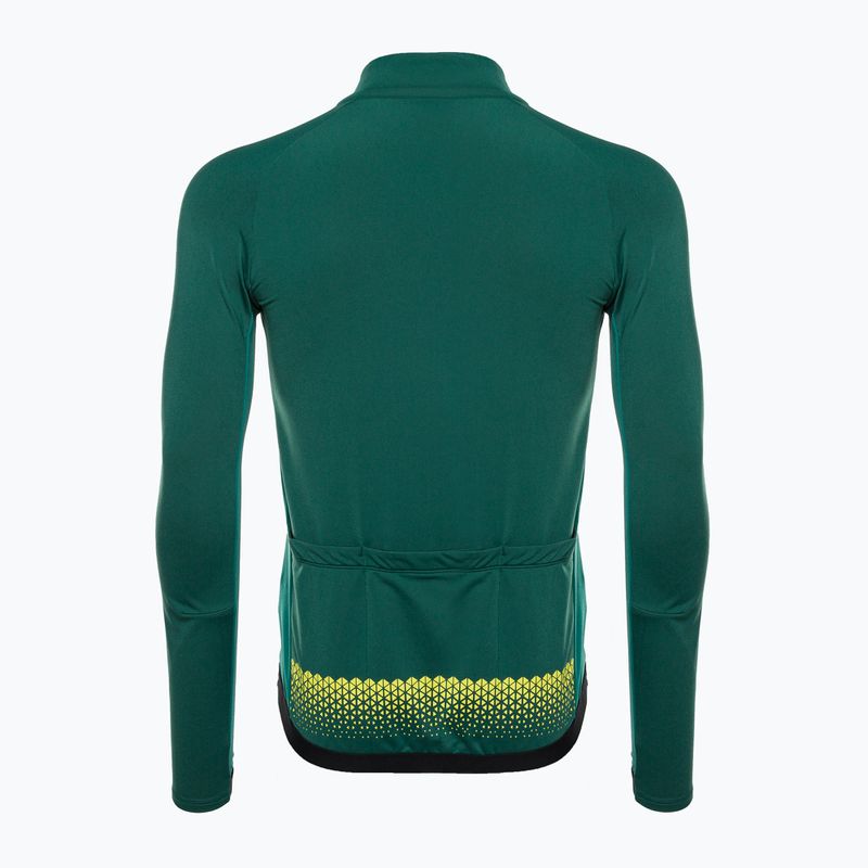 Pánský cyklistický dres Oakley Elements Thermal green FOA403117 10