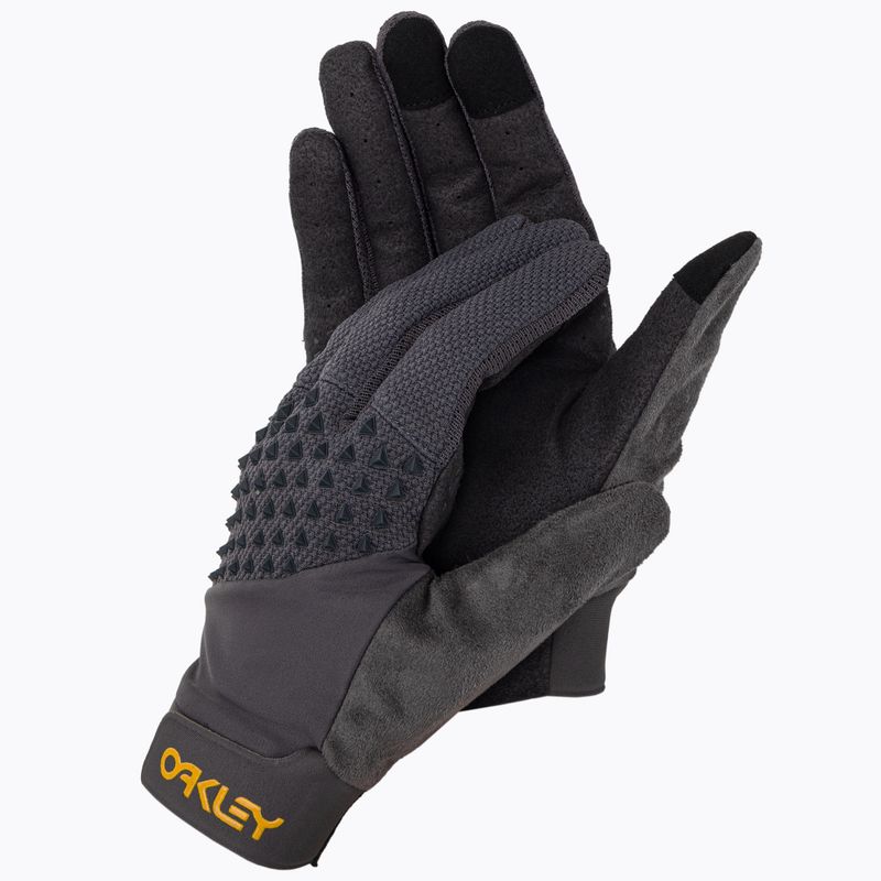 Cyklistické rukavice Oakley Drop In MTB forged iron