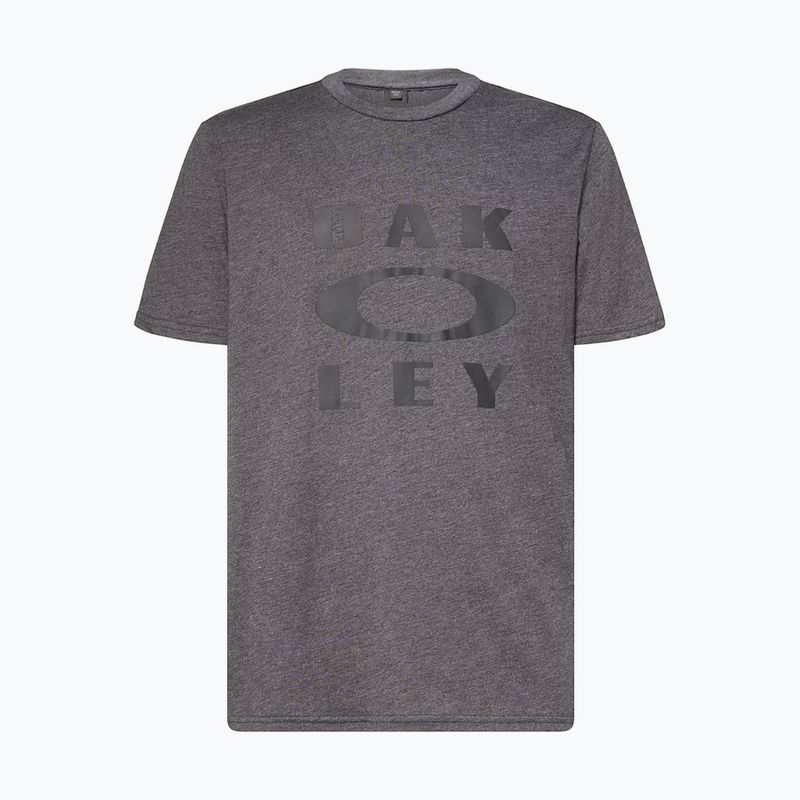 Pánské tričko Oakley Bark Ellipse Tee dark grey hthr/black