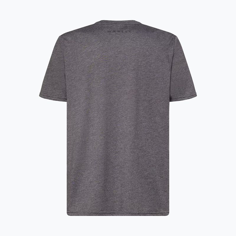 Pánské tričko Oakley Bark Ellipse Tee dark grey hthr/black 2