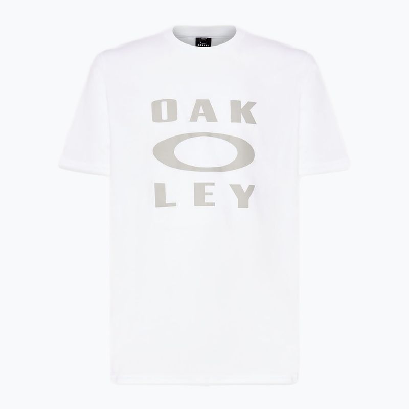 Pánské tričko Oakley Bark Ellipse Tee white