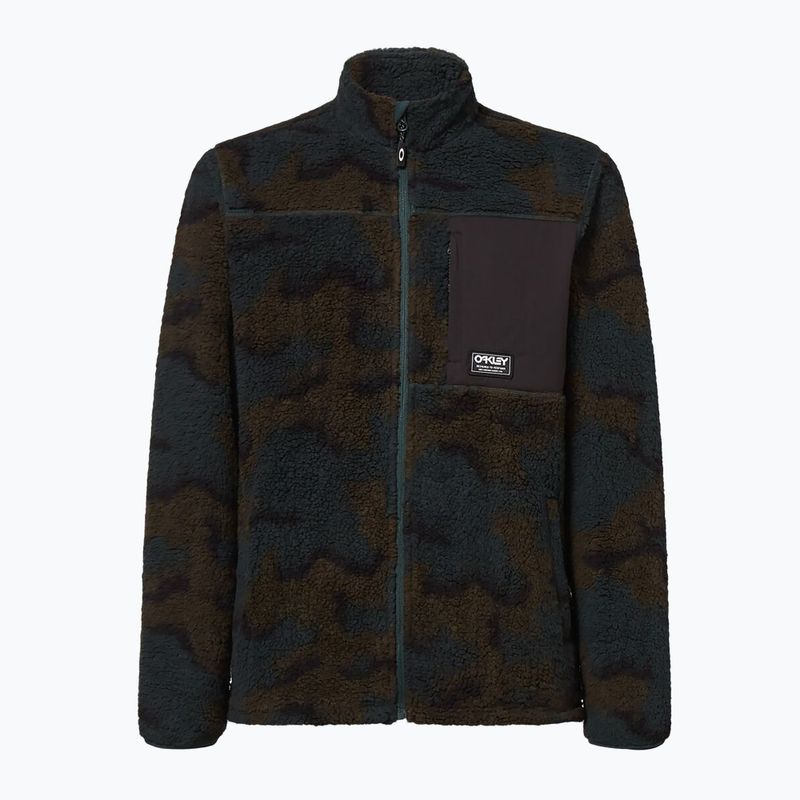 Oakley Mountain Fire Sherpa pánská snowboardová mikina zelená FOA403426 10