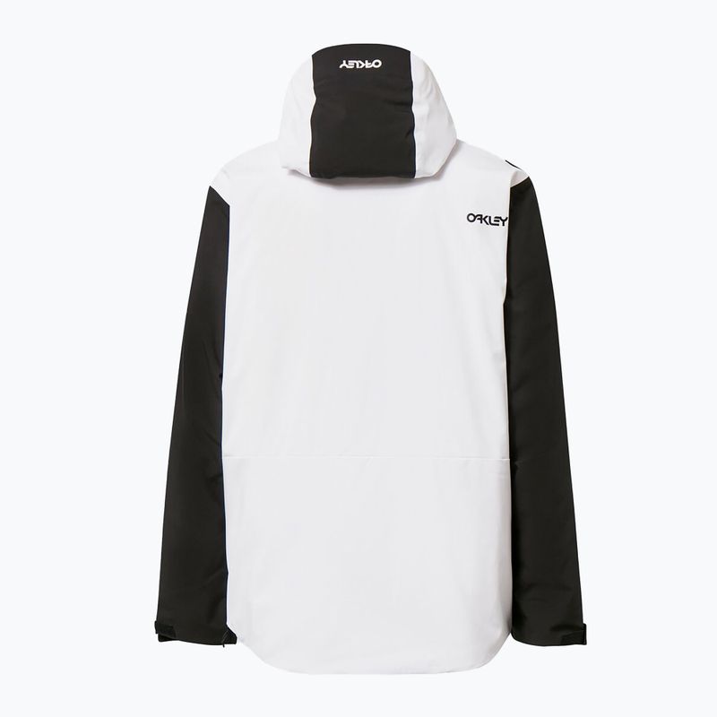 Oakley TNP TBT Insulated Anorak pánská snowboardová bunda bílá FOA403652 6