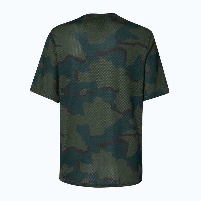 Pánský cyklistický dres Oakley Ride Free SS zelená FOA403780 5
