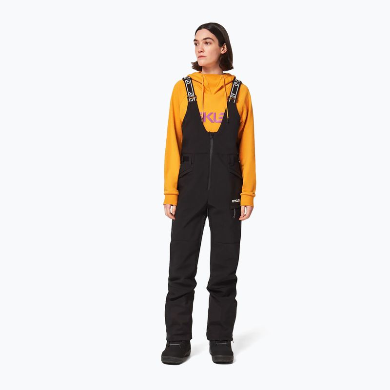 Dámské snowboardové kalhoty Oakley TC Dharma Softshell Bib Black FOA500279