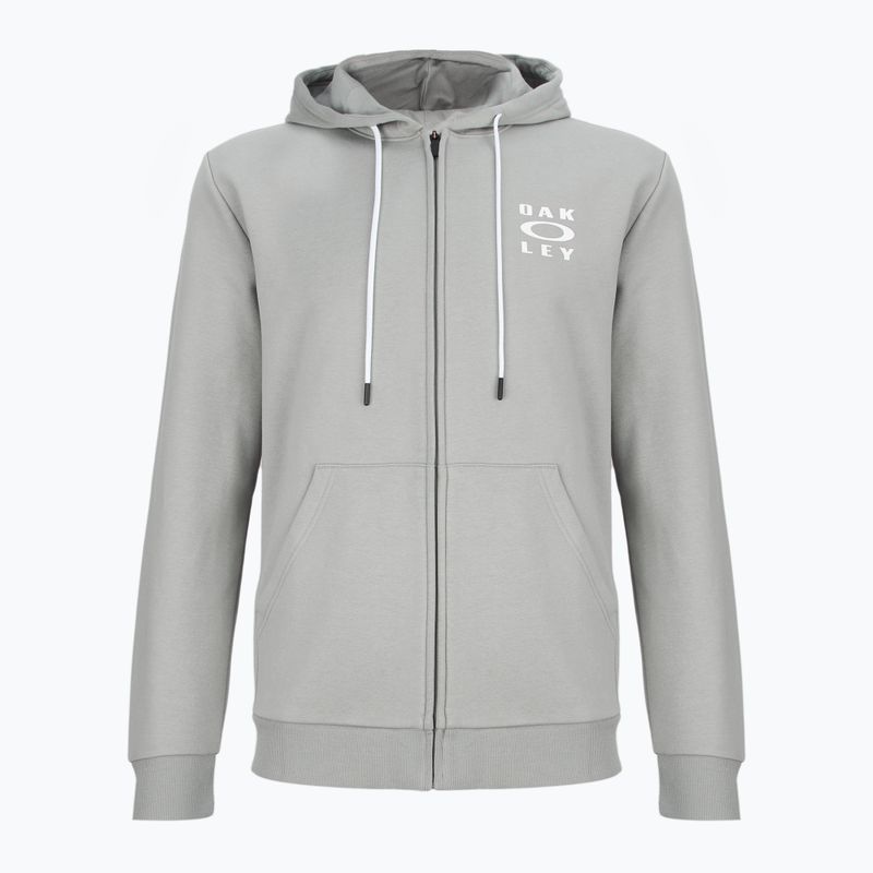 Pánská mikina Oakley FZ Hoodie stone gray