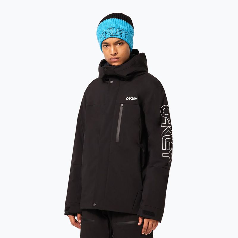 Pánská snowboardová bunda Oakley TNP TBT Insulated black/white logo