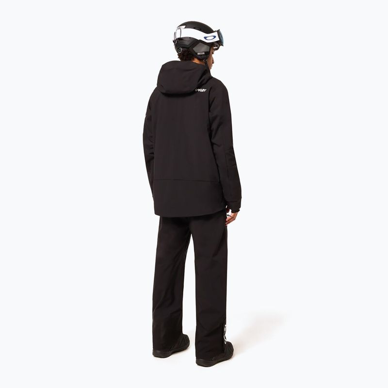 Pánská snowboardová bunda Oakley TNP TBT Insulated black/white logo 2