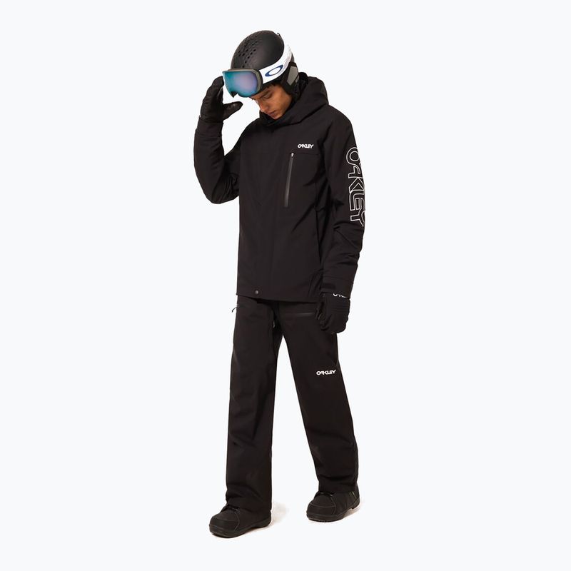 Pánská snowboardová bunda Oakley TNP TBT Insulated black/white logo 3