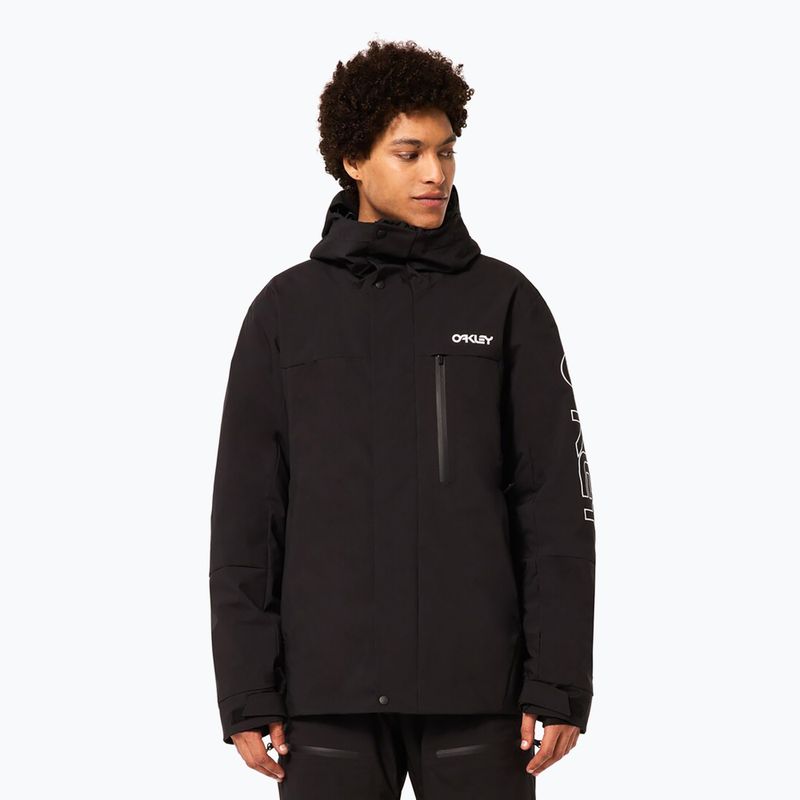 Pánská snowboardová bunda Oakley TNP TBT Insulated black/white logo 4