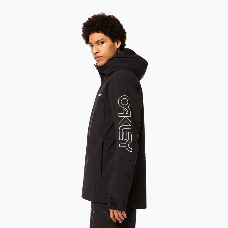 Pánská snowboardová bunda Oakley TNP TBT Insulated black/white logo 5