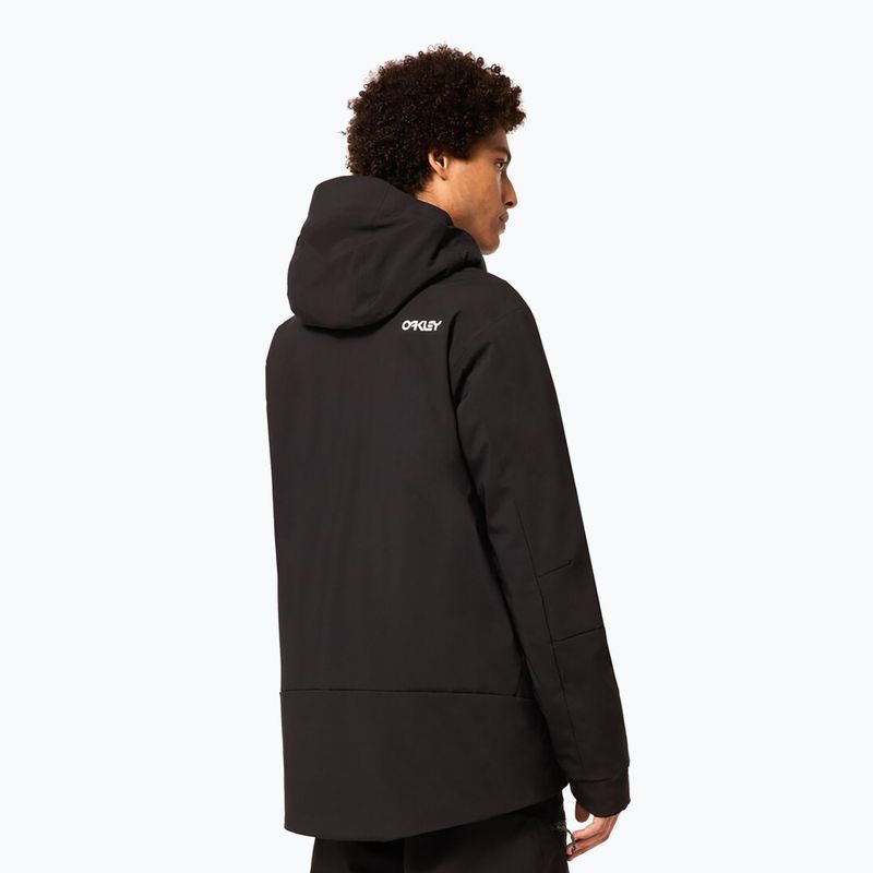 Pánská snowboardová bunda Oakley TNP TBT Insulated black/white logo 6