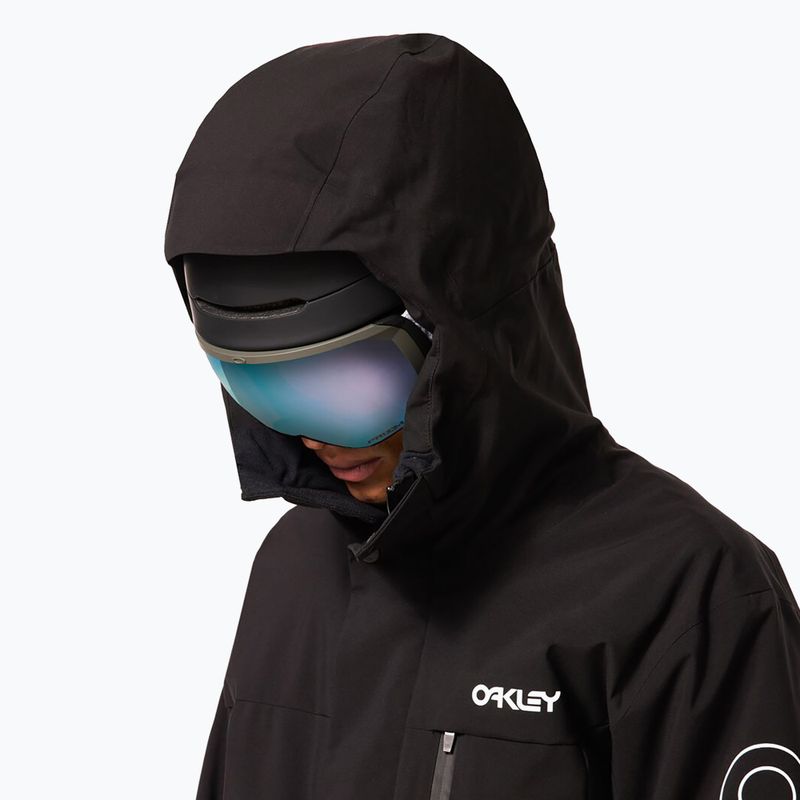 Pánská snowboardová bunda Oakley TNP TBT Insulated black/white logo 12