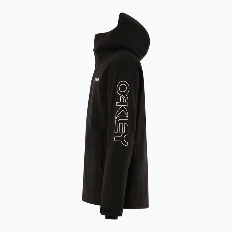 Pánská snowboardová bunda Oakley TNP TBT Insulated black/white logo 17