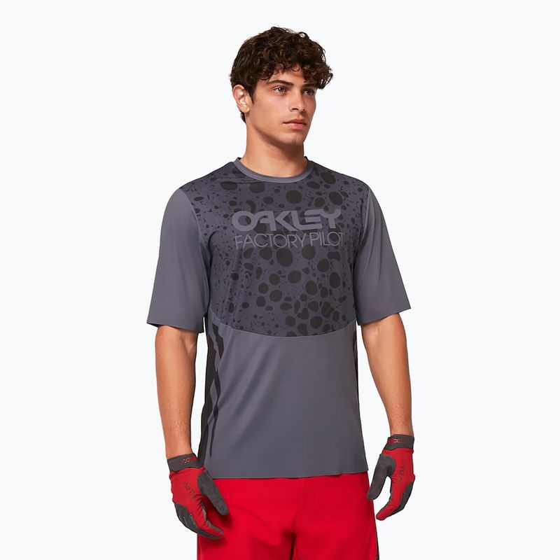 Pánský cyklistický dres Oakley Maven Rc SS šedá FOA404400 4