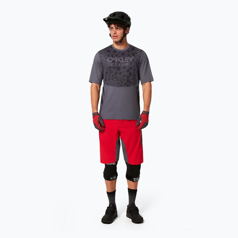 Pánský cyklistický dres Oakley Maven Rc SS šedá FOA404400 5