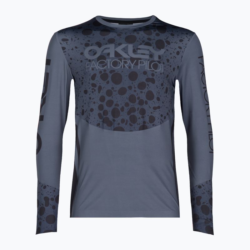 Pánský cyklistický dres Oakley Maven Rc LS šedo-černá FOA404403 8