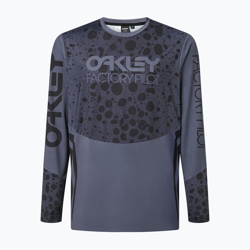 Pánský cyklistický dres Oakley Maven Rc LS šedo-černá FOA404403 12