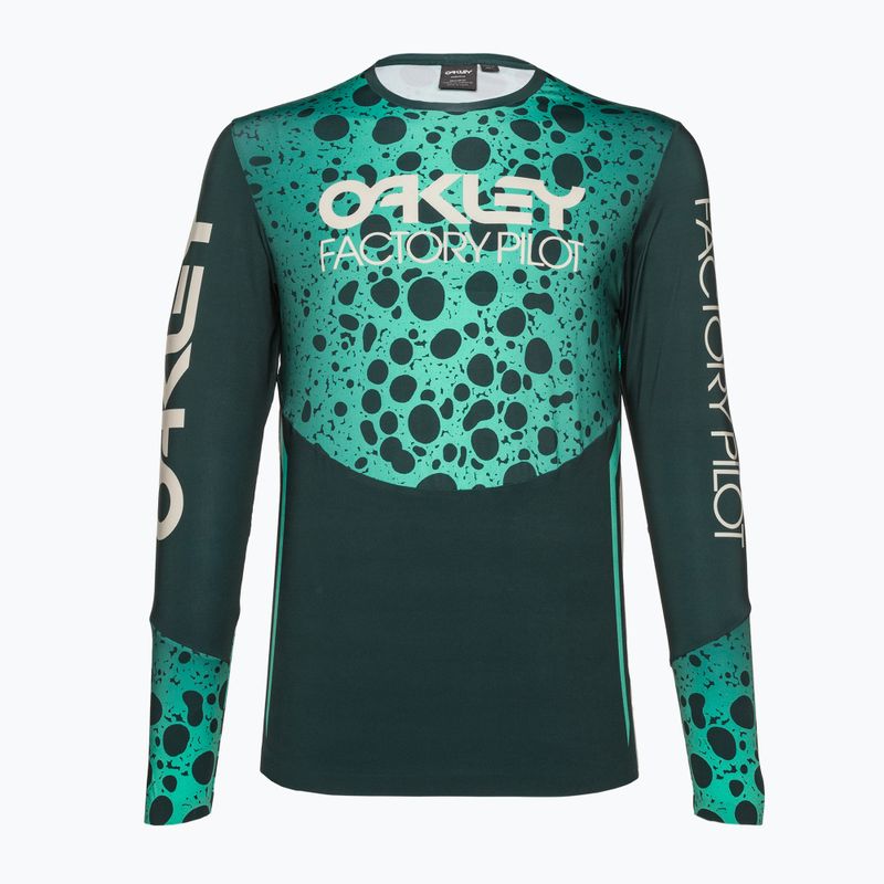 Pánský cyklistický dres Oakley Maven Rc LS zelená FOA404403 8