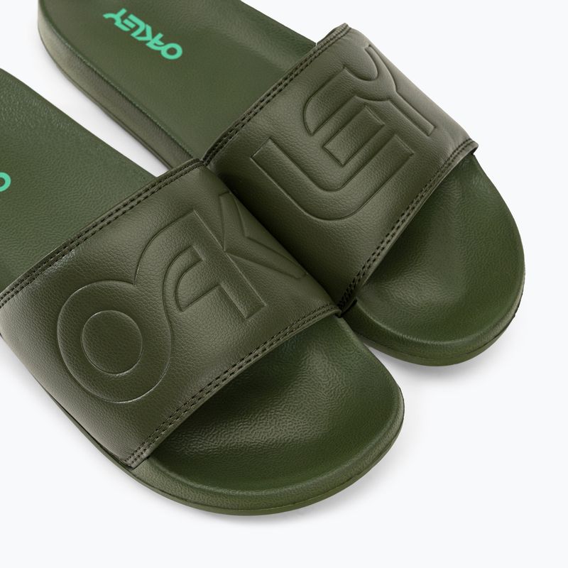 Pánské žabky Oakley College Flip Flop green/black FOF10042486L 7