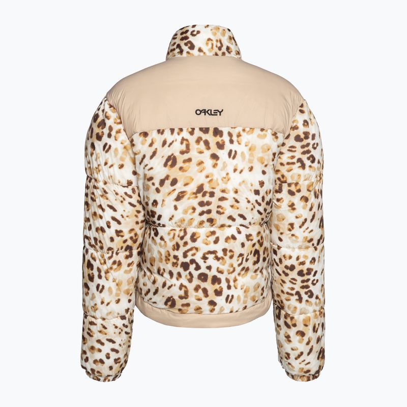 Dámská péřová bunda Oakley TNP Puff cheeta td print 2