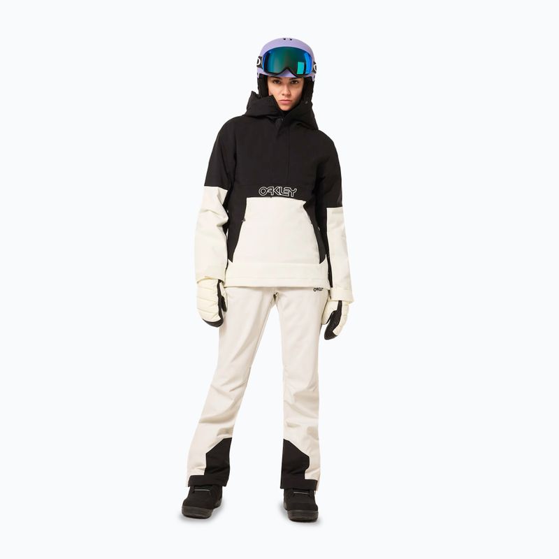 Dámská snowboardová bunda  Oakley WMNS TNP TBT Isulated Anorak arctic white/blackout 2