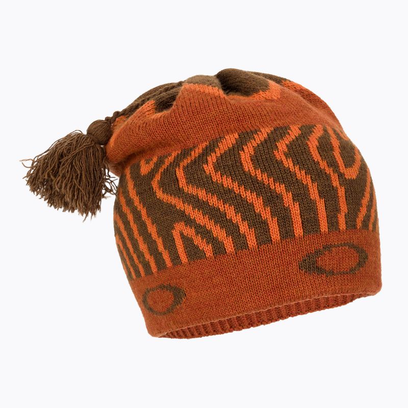Zimní čepice Oakley TC Nordic Tassle orange norway pattern
