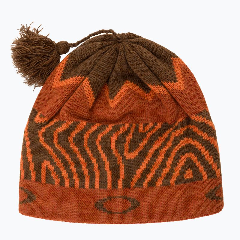 Zimní čepice Oakley TC Nordic Tassle orange norway pattern 5