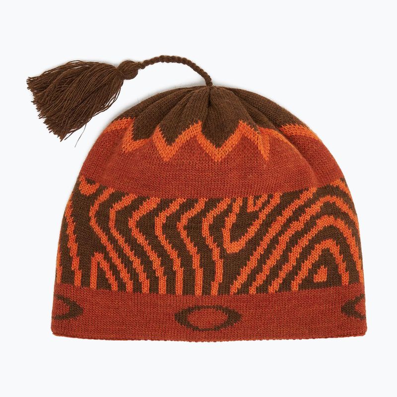 Zimní čepice Oakley TC Nordic Tassle orange norway pattern 6