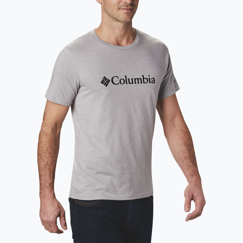 Columbia CSC Basic Logo pánské tričko šedá heather