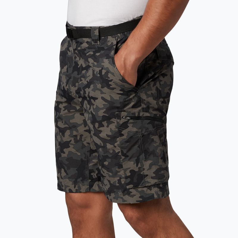 Pánské sportovní kraťasy Columbia Silver Ridge Printed Cargo moro 1587033 2