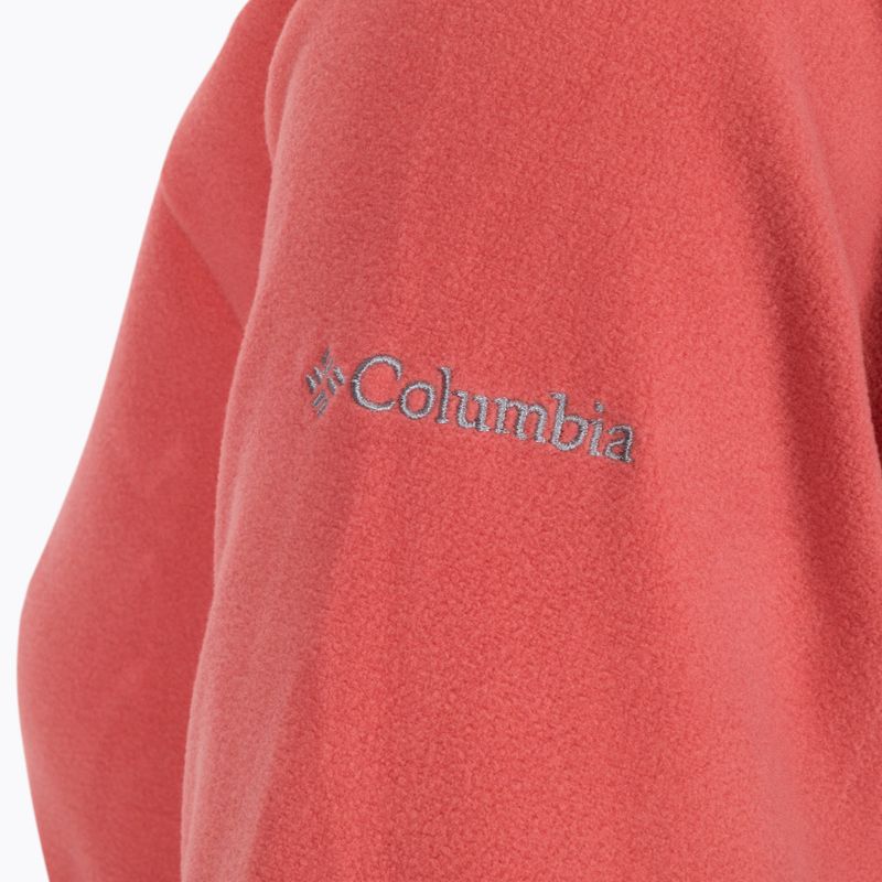 Columbia Glacial IV dámská fleecová mikina dark coral 1802201 10