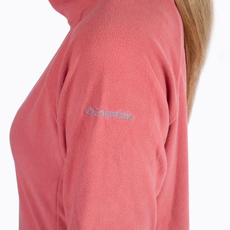 Columbia Glacial IV dámská fleecová mikina dark coral 1802201 4