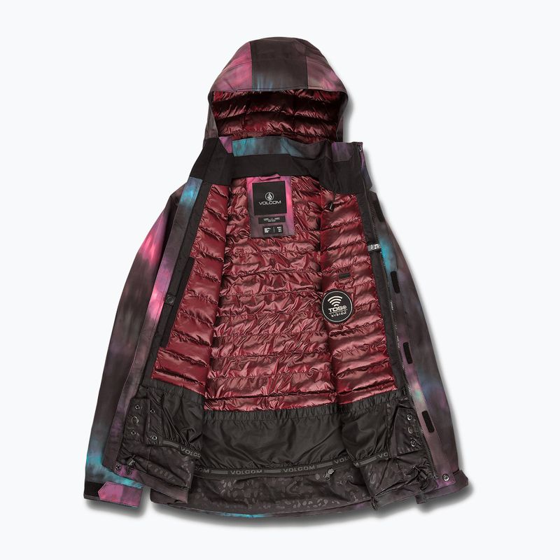 Dámská snowboardová bunda Volcom Pine 2L Tds Inf černo-modrá H0452208-BTD 11