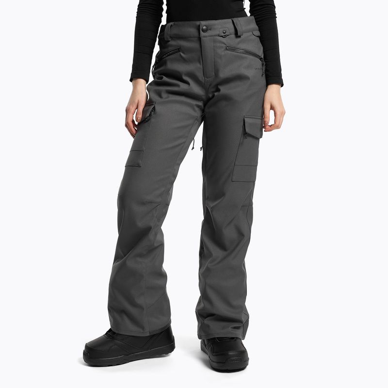 Dámské snowboardové kalhoty Volcom Grace Stretch šedé H1352204-DGR